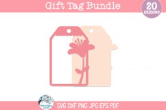 Gift Tag SVG Bundle | Personalized Holiday Tag Designs Product Image 3