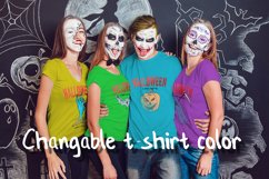 Halloween T-Shirt Mock-Up Product Image 8