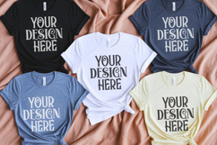 Christmas Family Matching Group Flat Lay T-Shirt Mockups Product Image 1