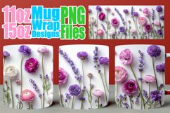 Garden Glamour Mug Wrap - Sublimation Magic Product Image 1