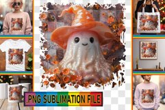 Autumnal Adventures: 3D Halloween Design Sublimation Product Image 1