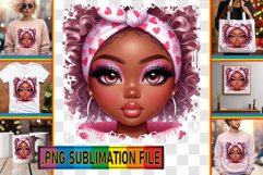 VIBRANT TSHIRT Designs PNG, Love Girl Product Image 1