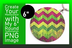 Shimmering Glitter Stripe Round Design Product Image 1