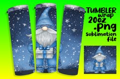 Watercolor Gnome Wrap for 20oz Festive Tumblers Product Image 1