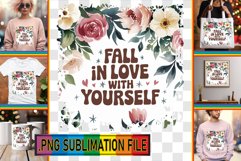 Playful PNG TSHIRT Magic, Flower Quote Product Image 1