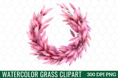 Watercolor Grass Clipart Product Image 1