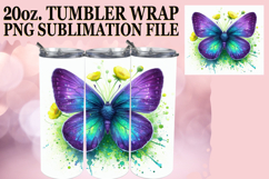 GENTLE SPIRITS 20oz TUMBLER WRAP, Butterfly Product Image 1