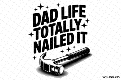 Dad life totally nailed it svg | Father&#039;s day Svg | Svg File Product Image 1