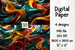 Abstract Digital Paper | PNG Background | Wall | Tumbler Product Image 1
