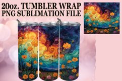 Charming Floral Tumbler Design for Springtime Product Image 1