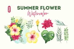 Tropical Floral Watercolor Product Image 1