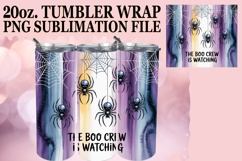 Cheerful Mornings 20oz tumbler wrap, Halloween Product Image 1