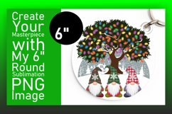 Dynamic Circle Design Coaster Template , Gnomes Product Image 1