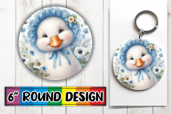 Radiant Sublimation Coasters, Goose Product Image 1