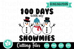 100 Days of School SVG | Snowmies SVG Product Image 2