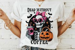 Funny Coffee Skeleton saying Sublimation BUNDLE. Product Image 13