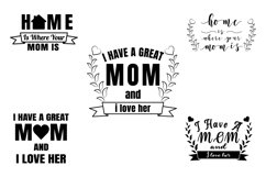 Mom. svg Quote Product Image 1