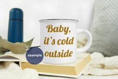 Camping Mug mockup, full wrap, neutral background PSD & JPG Product Image 3