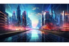 abstract futuristic dynamic background Product Image 1