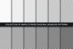 Diagonal seamless striped patterns Product Image 1