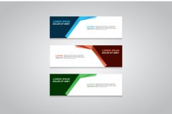 Vector abstract design banner web template. Product Image 1