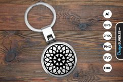 Esoteric Pattern Keychain Product Image 1