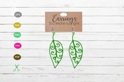 Earrings SVG,earrings template earrings cut file, earrings Product Image 1