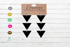 Earrings SVG,earrings template earrings cut file, earrings Product Image 1
