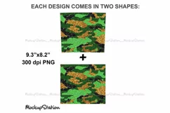 Camo Glitter 20oz Skinny Tumbler Design Sublimation PNG Product Image 3