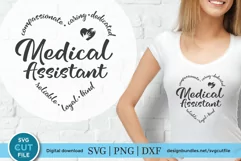 Medical Assistant svg, an MA svg file for a medical asst. Product Image 1