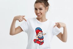 gnome on a skateboard 2 png at bull speed sublimation Product Image 2
