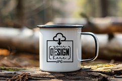 Camping White Enamel Mug Mockups Product Image 1