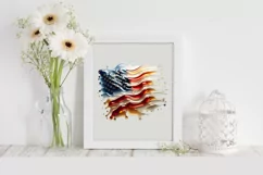 American Flag USA, 4th July, Patriotic Clipart Product Image 2
