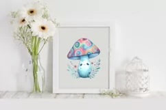 Mystical Mushroom Clipart | Magic Mushrooms PNG |Tarot Product Image 1