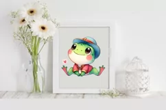 Frog Valentines Love |T-shirt, Mug PNG Product Image 1