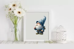 Gnome Blowing Dandelion Clipart |T-shirt, Mug, Tumbler Product Image 2
