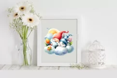 Easter Bunny Gnome Clipart |T-shirt, Mug PNG Product Image 2
