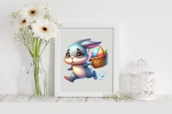Easter Bunny Clipart |T-shirt, Mug PNG Product Image 1