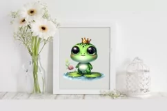 Frog Crown Love |T-shirt, Mug PNG Product Image 2