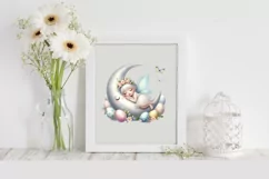 Easter Fairy Sleeping Clipart |T-shirt, Mug PNG Product Image 2