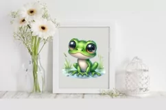 Baby Frog |T-shirt, Mug PNG Product Image 2
