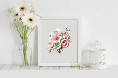 Flower, Clipart |T-shirt, Mug PNG Product Image 2