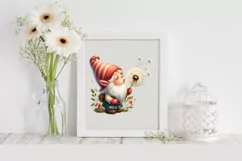 Gnome Blowing Dandelion Clipart |T-shirt, Mug, Tumbler Product Image 2