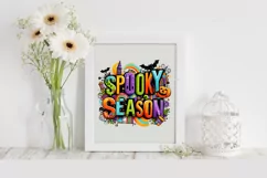 Halloween Spooky Watercolor Clipart PNG Product Image 6