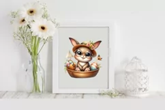 Easter Bunny with Glasses in a Boat Product Image 2
