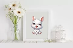 Bunny , Clipart |T-shirt, Mug PNG Product Image 2