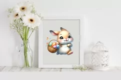 Easter Bunny Clipart |T-shirt, Mug PNG Product Image 1