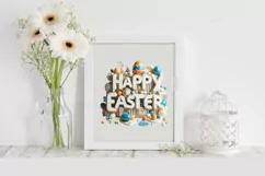 Easter Clipart |T-shirt, Mug, Tumbler Product Image 2