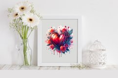 Broken Cold Heart Love Clipart |T-shirt, Mug, Tumbler Product Image 2