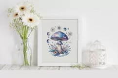Mystical Mushroom | Celestial | Magic Mushrooms PNG |Tarot Product Image 2